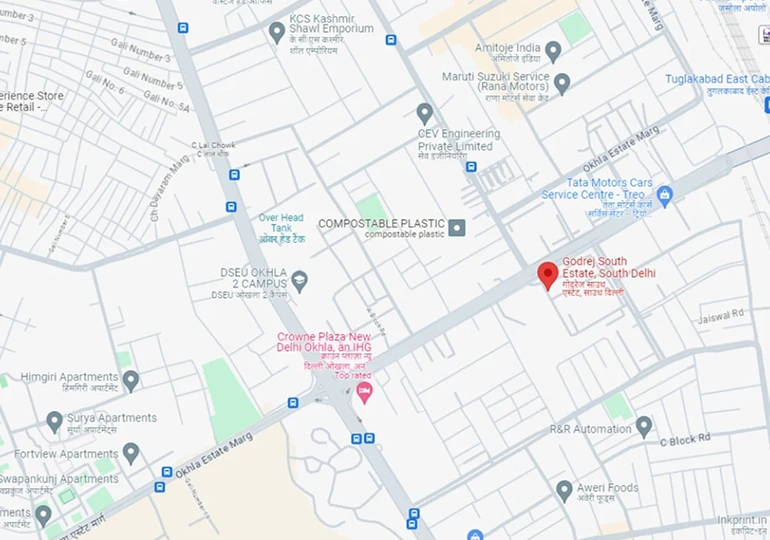 Layout Location Map
