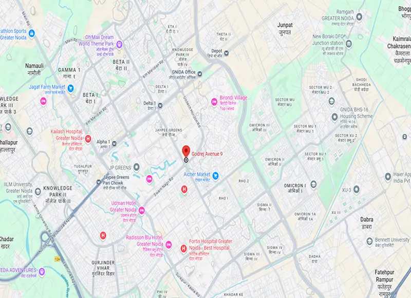 Layout Location Map
